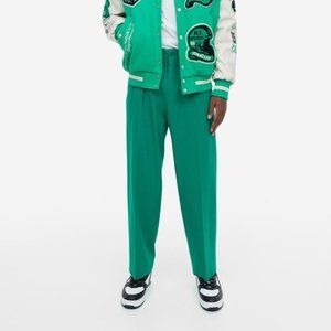 NWT H&M Green Trouser Pant Size: 29/32
